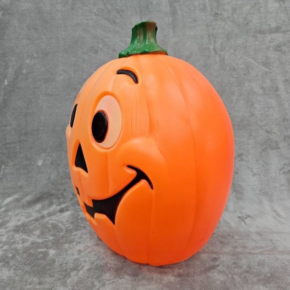 Vintage 1997 Grand Venture blow mold 24" Lighted pumpkin jack-o-lantern USA - Picture 4 of 15